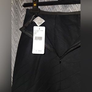 CHANEL Black pleated long skirt N.W.T.
